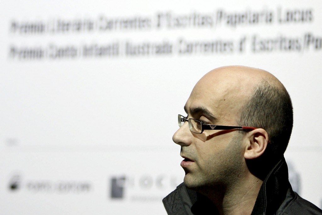 O escritor Valter Hugo Mãe. Correntes de Escritas/Casino da Póvoa, 24 fevereiro de 2010. ESTELA SILVA/LUSA