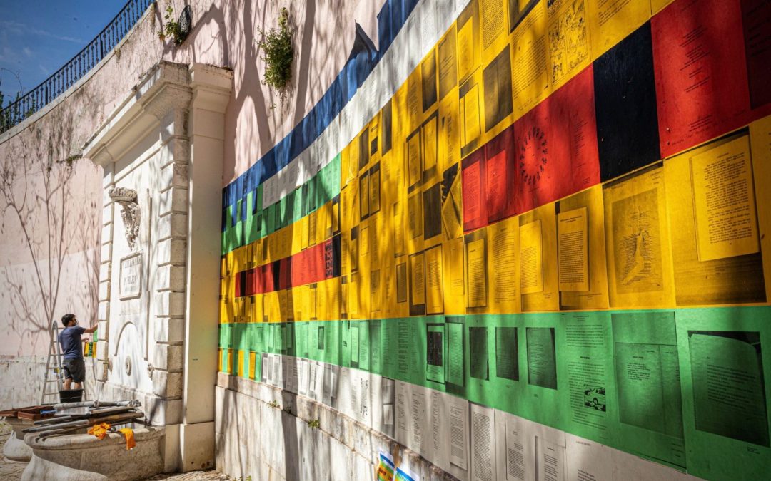 Fusão de arte urbana e literatura faz homenagem à Língua Portuguesa